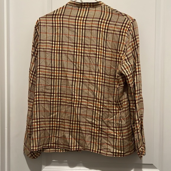 Zara Ruffle Front Women’s Button Up Shirt Size L - Picture 2 of 6